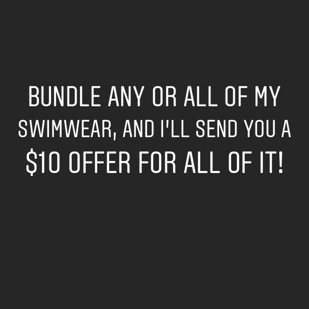 Bundle of size 0, XS swimsuits- do not buy!